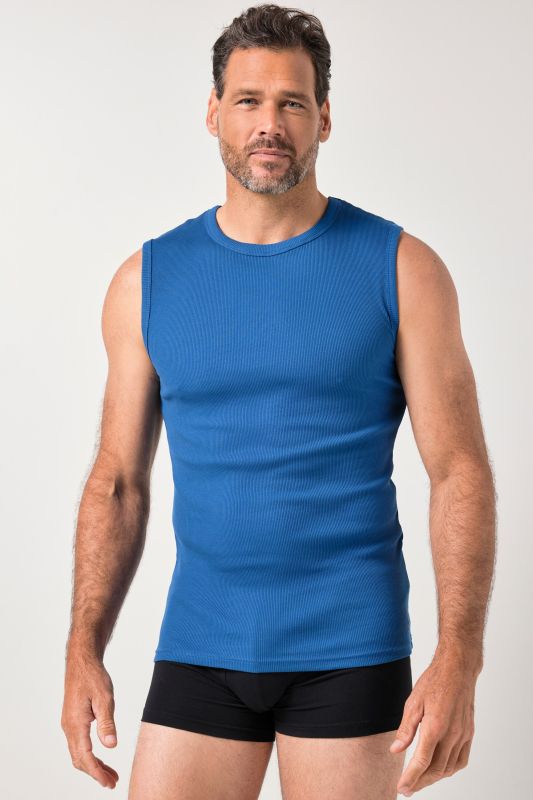 Maillot de corps en jersey côtelé, avec larges bretelles - jusqu'au 8 XL
