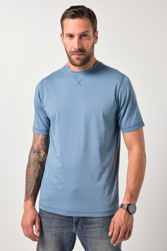 T-shirt JP 1880 style vintage, manches courtes et surpiqûres - jusqu'au 8 XL