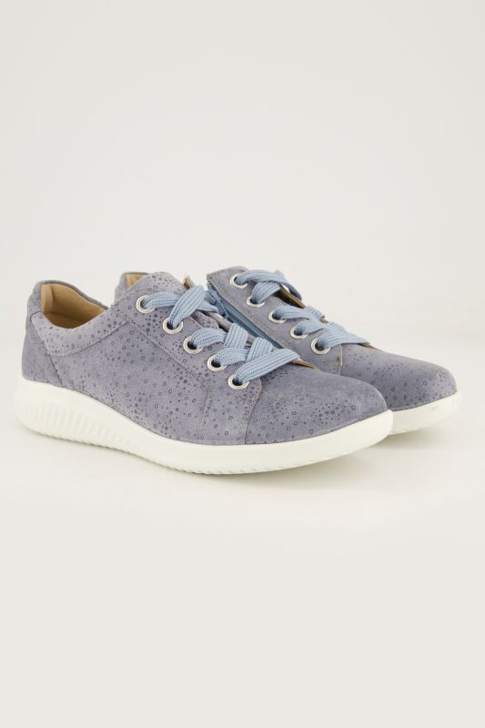 Sneakers en cuir Jomos, gaufrage Bubble, semelle intérieure amovible - largeur K