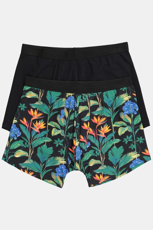 Lot de 2 boxers JP 1880, finition FLEXNAMIC® et label OEKO-TEX, sous-vêtements collection Homewear - jusqu'au 8 XL