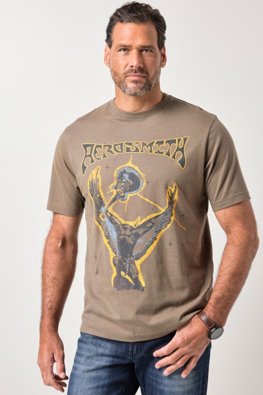 T-shirt JP 1880, groupe Aerosmith, manches courtes - jusqu'au 8&nbsp;XL