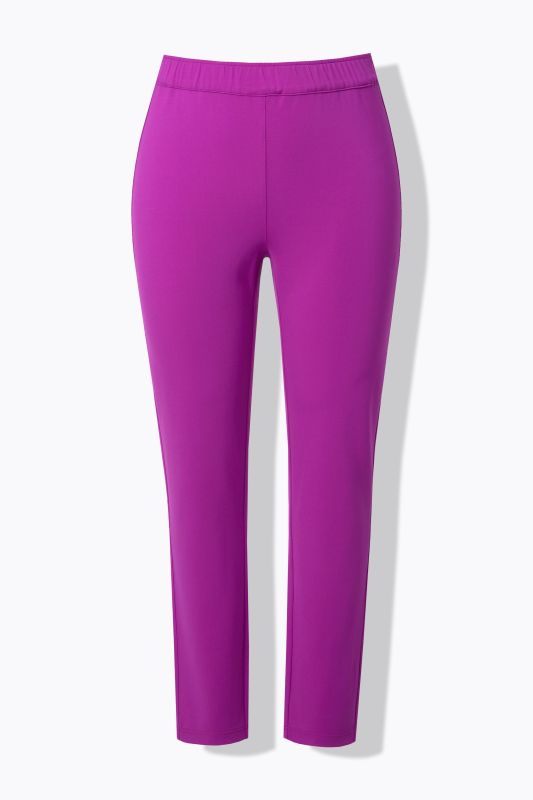 Pantalon Sienna en point de Rome, coupe près du corps et taille élastique