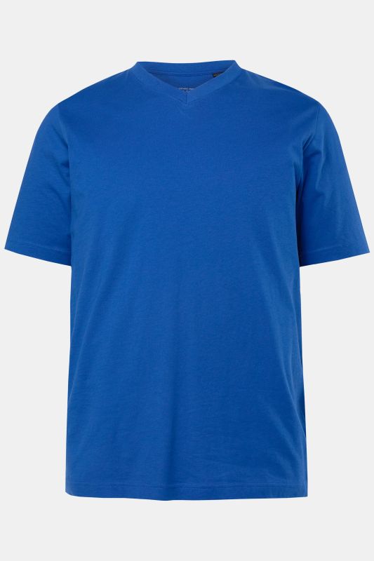 T-shirt JP 1880 Basic, col en V - jusqu'au 8 XL