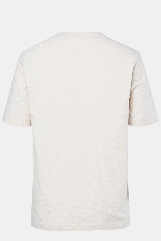 T-shirt Basic en coton peigné, col rond - jusqu'au 8 XL