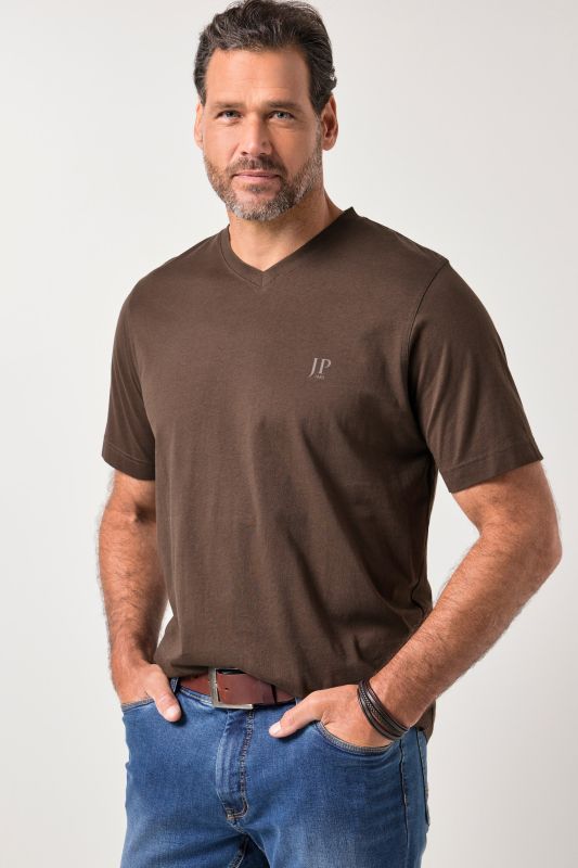 T-shirts, collection Basic, lot de 2. Col en V et manches courtes - jusqu'au 8XL