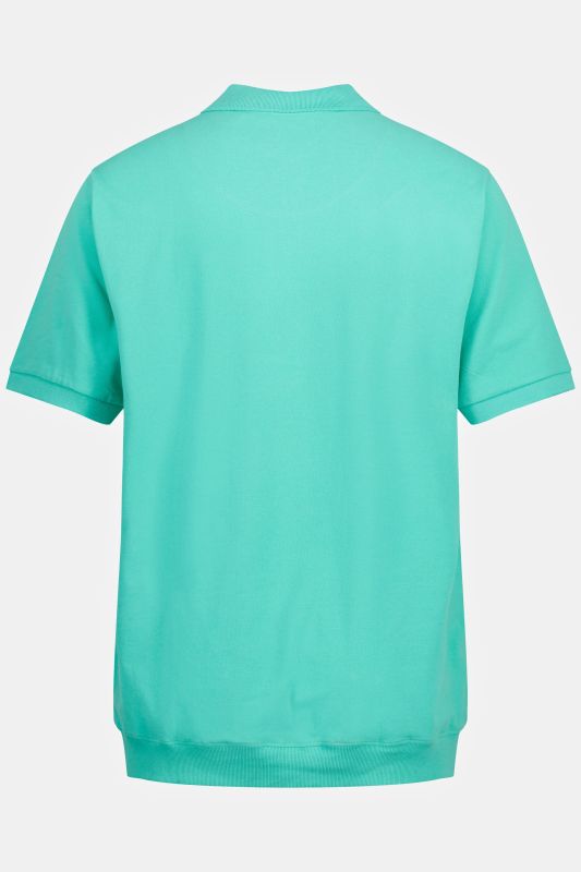 Polo en piqué à manches courtes, coupe ventre confort, collection Basic - du XXL au 10 XL