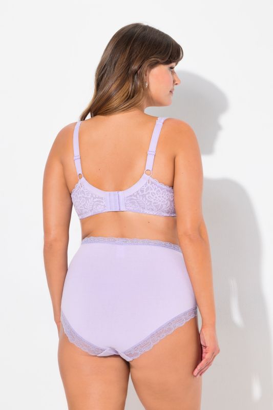 Soutien-gorge à armatures, dentelle florale, entièrement confectionné en dentelle, bonnet C-E