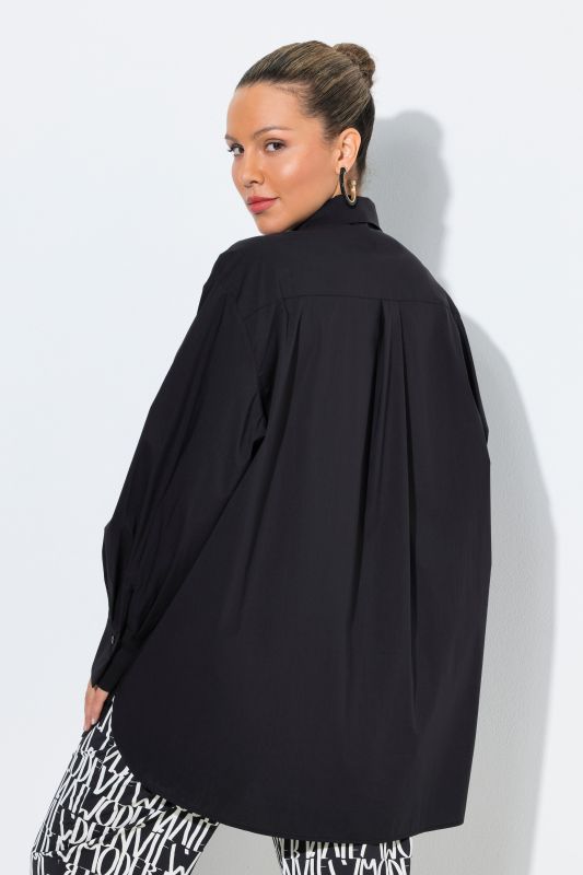 Chemisier oversize à manches longues