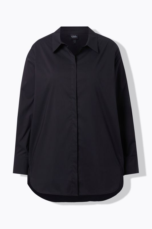 Chemisier oversize à manches longues