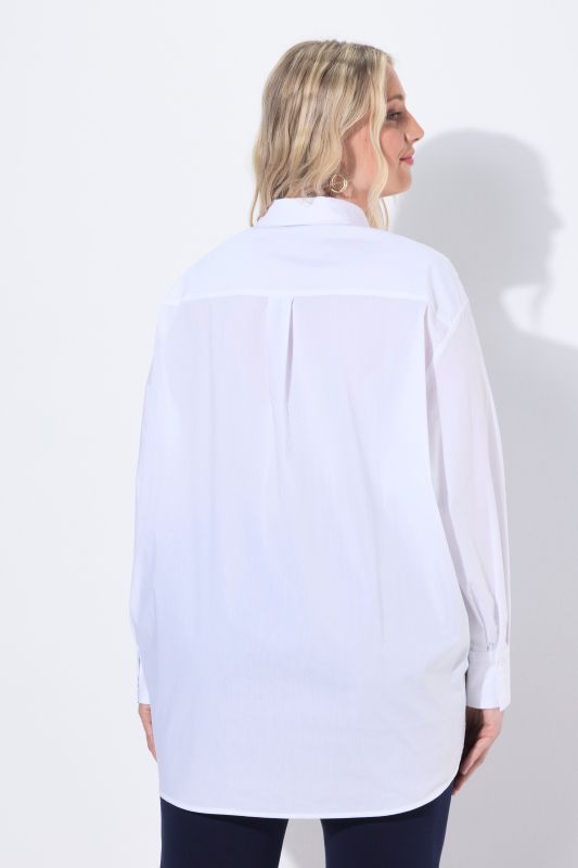 Chemisier oversize à manches longues