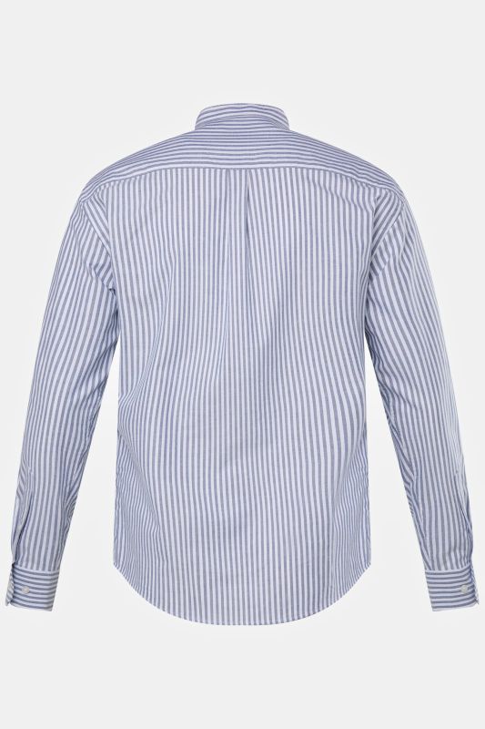 Chemise Oxford, manches longues et col montant, coupe Modern Fit - jusqu'au 8 XL