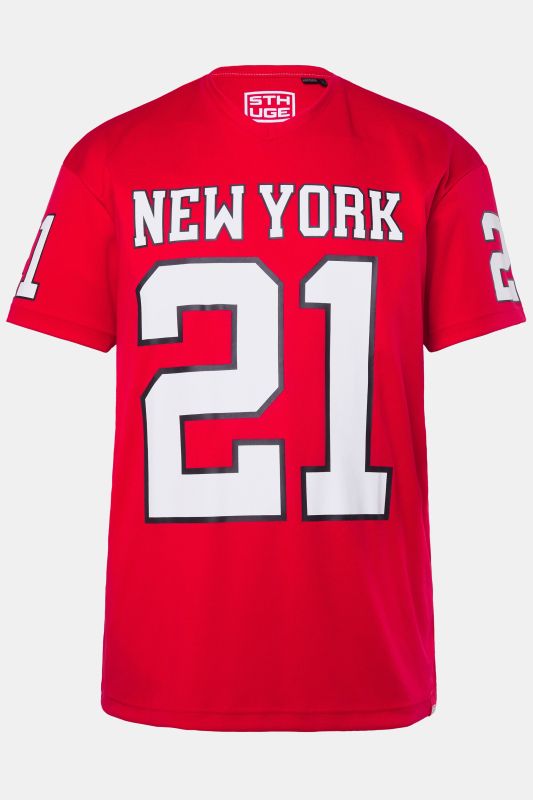 T-shirt STHUGE oversized à manches courtes, avec imprimé Football - jusqu'au 8 XL