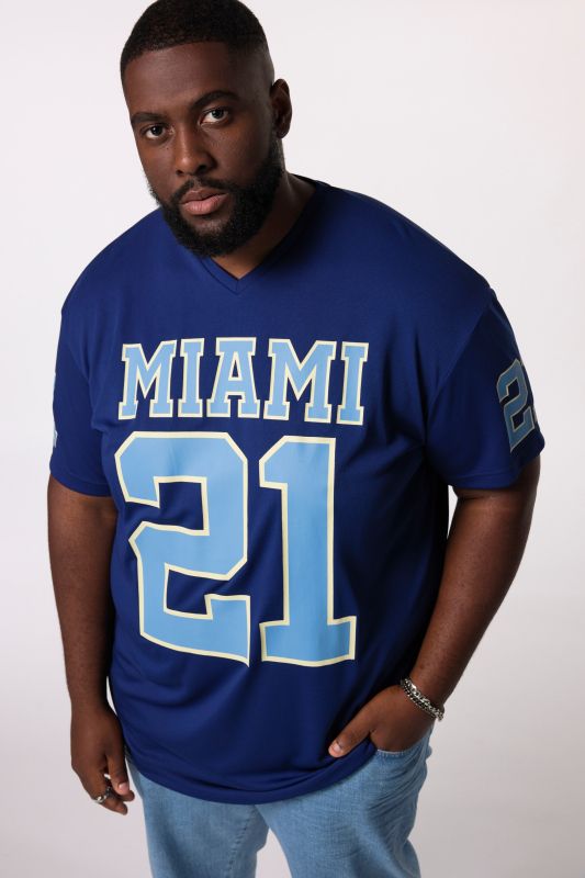 T-shirt STHUGE oversized à manches courtes, avec imprimé Football - jusqu'au 8 XL