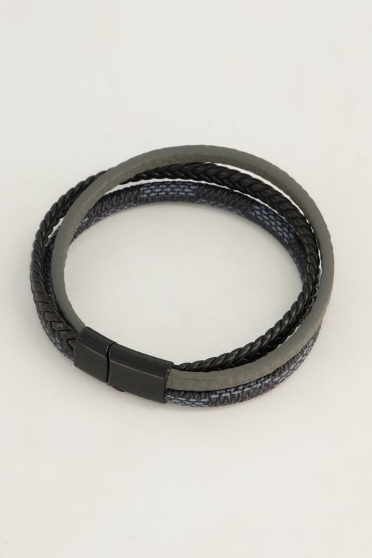 Bracelet ultra-long, fermoir en métal