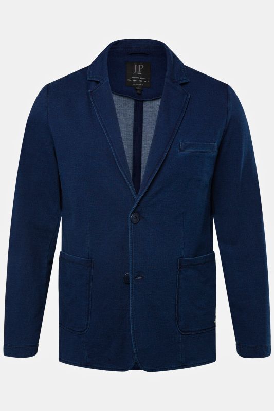 Veston en molleton, look vintage et col à revers -jusqu'au 8XL