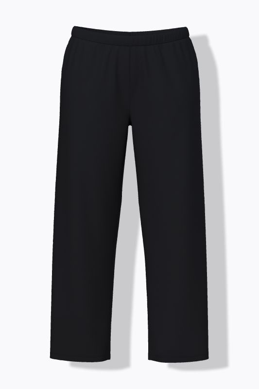 Pantalon de pyjama uni/cœurs, jambe longue
