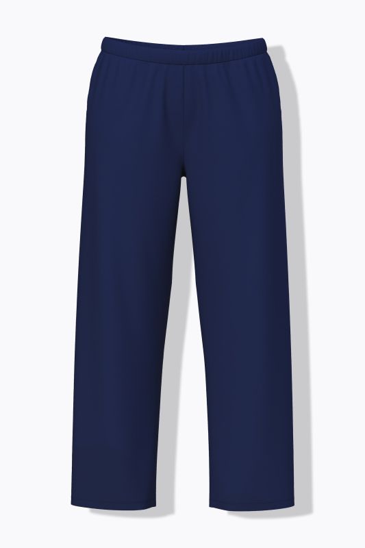 Pantalon de pyjama uni/cœurs, jambe longue