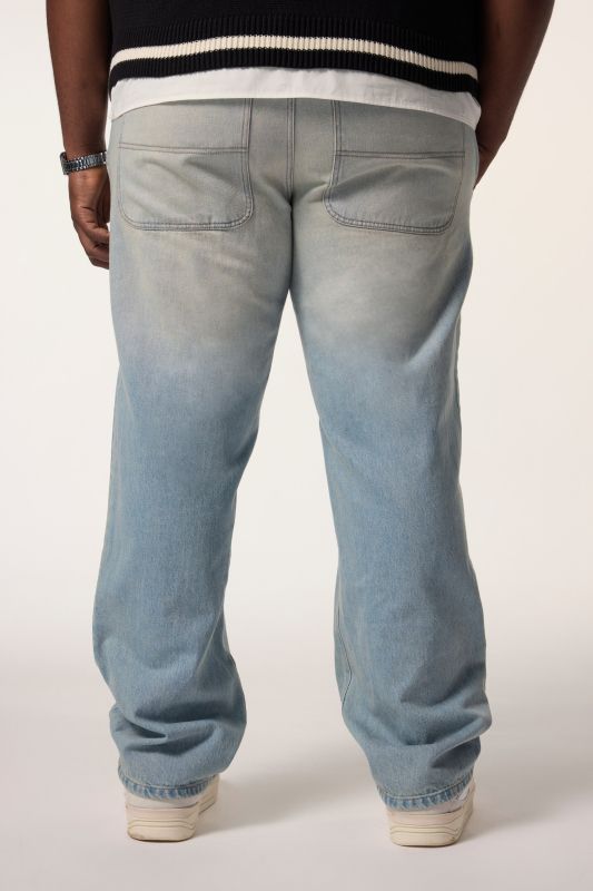 Jean STHUGE en denim délavé, coupe Baggy Fit, 5 poches – jusqu'au 74