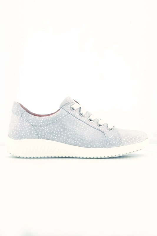 Sneakers en cuir Jomos, gaufrage Bubble, semelle intérieure amovible - largeur K