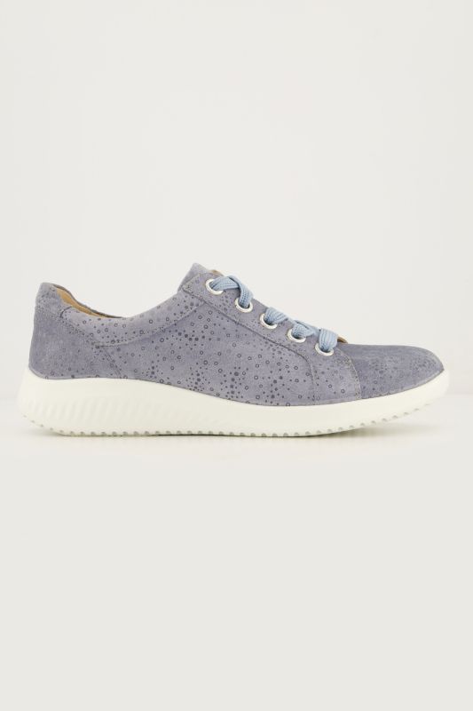 Sneakers en cuir Jomos, gaufrage Bubble, semelle intérieure amovible - largeur K