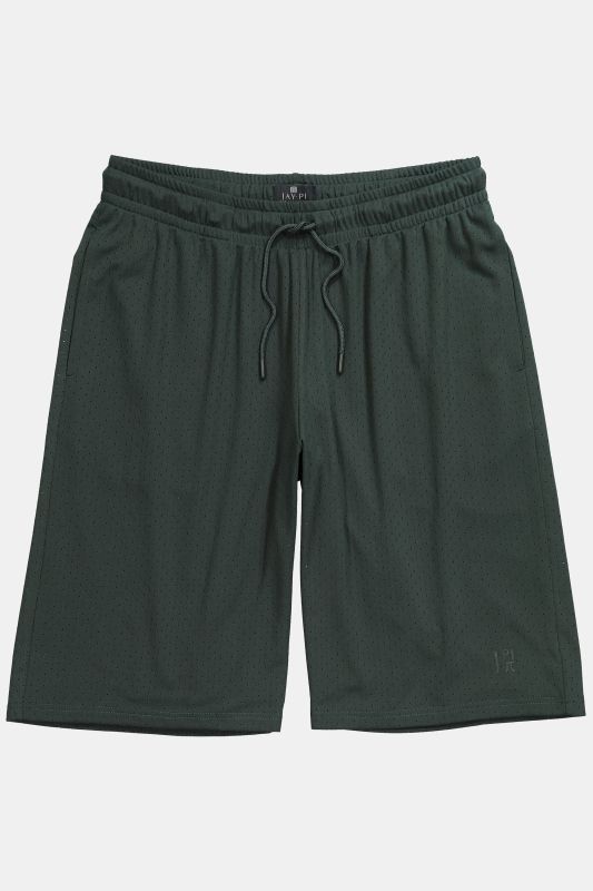 Bermuda JAY-PI en mesh, séchage QuickDry et coupe Relaxed Fit, collection Fitness – jusqu'au 7 XL