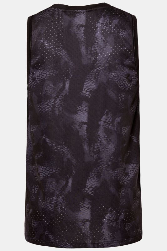 Débardeur JAY-PI en mesh, imprimé all-over et séchage QuickDry, collection Fitness - jusqu'au 7 XL