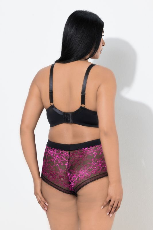 Soutien-gorge TruYou avec dentelle en fil doré, armatures et bonnets souples - bonnets B-F