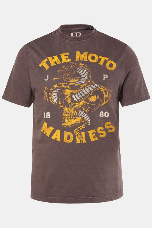 T-shirt JP 1880, manches courtes et imprimé poitrine, style vintage - jusqu'au 8 XL