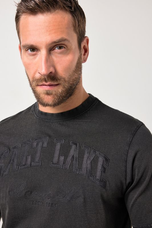 T-shirt JP 1880, manches courtes et imprimé poitrine, style vintage - jusqu'au 8 XL