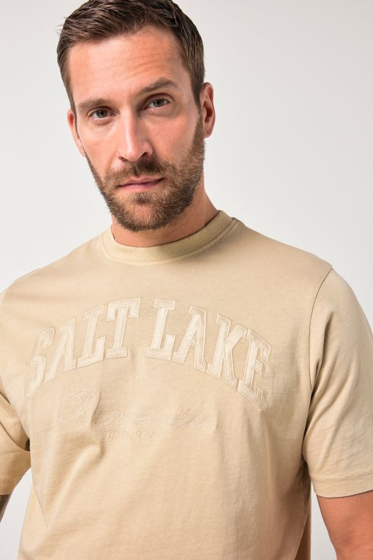 T-shirt JP 1880, manches courtes et imprimé poitrine, style vintage - jusqu'au 8 XL