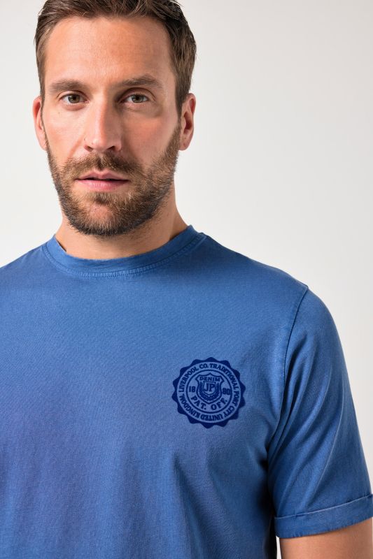 T-shirt JP 1880, manches courtes et imprimé poitrine, style vintage - jusqu'au 8 XL