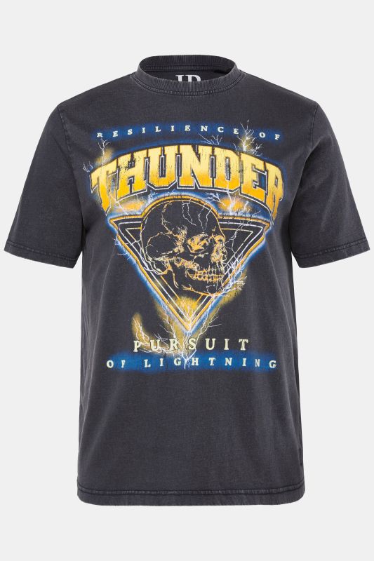 T-shirt JP 1880, manches courtes et imprimé poitrine, style vintage - jusqu'au 8 XL