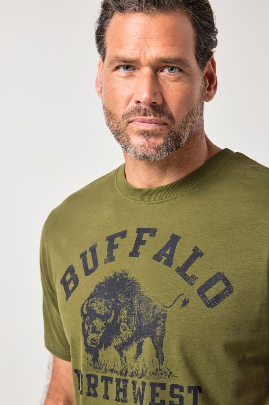 T-shirt JP 1880, manches courtes et imprimé poitrine - jusqu'au 8&nbsp;XL