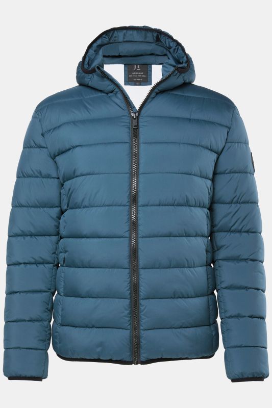 Veste outdoor matelassée, rembourrage sensation duvet, modèle avec capuche - jusqu'au 7 XL