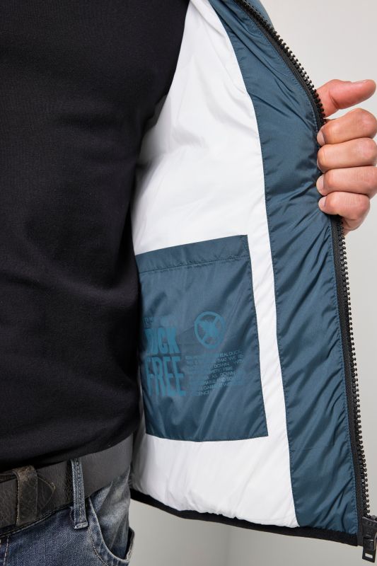 Veste outdoor matelassée, rembourrage sensation duvet, modèle avec capuche - jusqu'au 7 XL