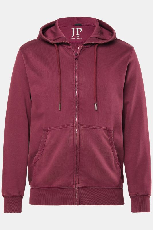 Veste à capuche JP 1880 en molleton, style vintage - jusqu'au 8&nbsp;XL