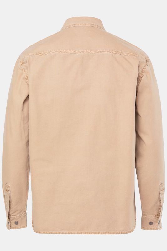 Chemise/surchemise JP 1880 esprit vintage, flocages et col Kent, coupe Modern Fit - jusqu'au 7&nbsp;XL