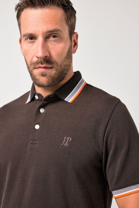 Polo JP 1880 en piqué TwoTone, manches courtes - jusqu'au 8 XL