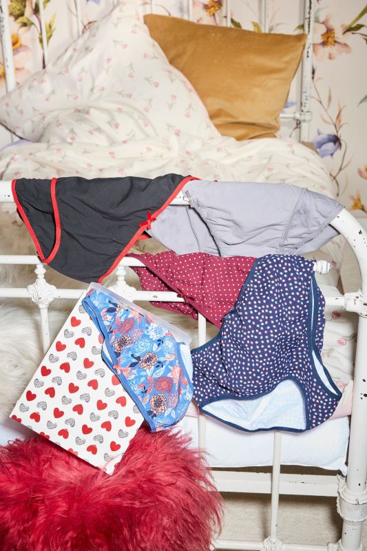 Boîte surprise de 5 culottes midi, différents modèles