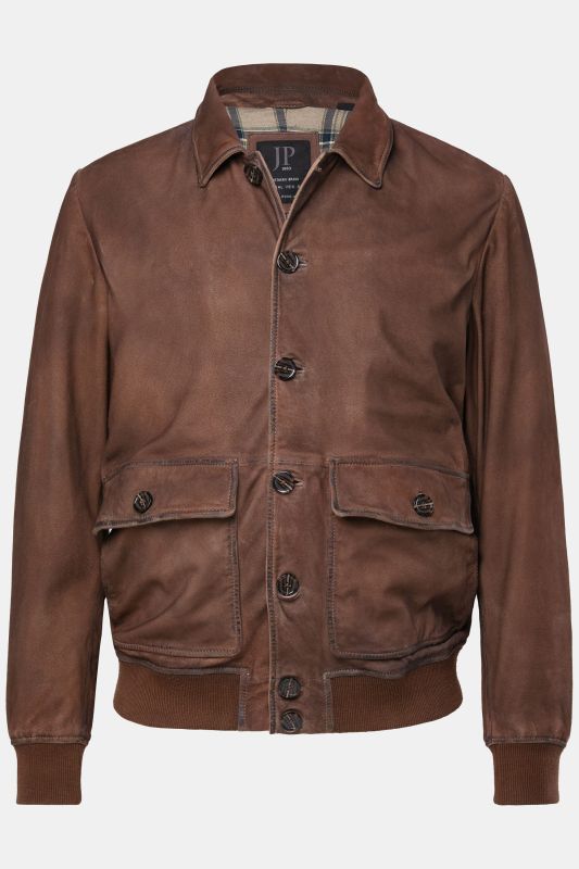 Blouson JP&nbsp;1880 esprit vintage, cuir suédé de chèvre haut de gamme - jusqu'au 7 XL