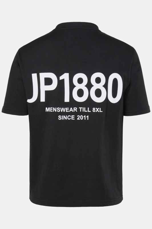 T-shirt JP 1880, logo imprimé et manches courtes - jusqu'au 8&nbsp;XL