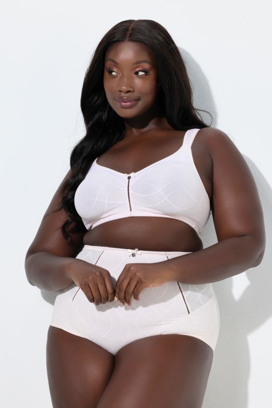 Culotte maxi sculptante, dentelle doublée, modèle taille haute