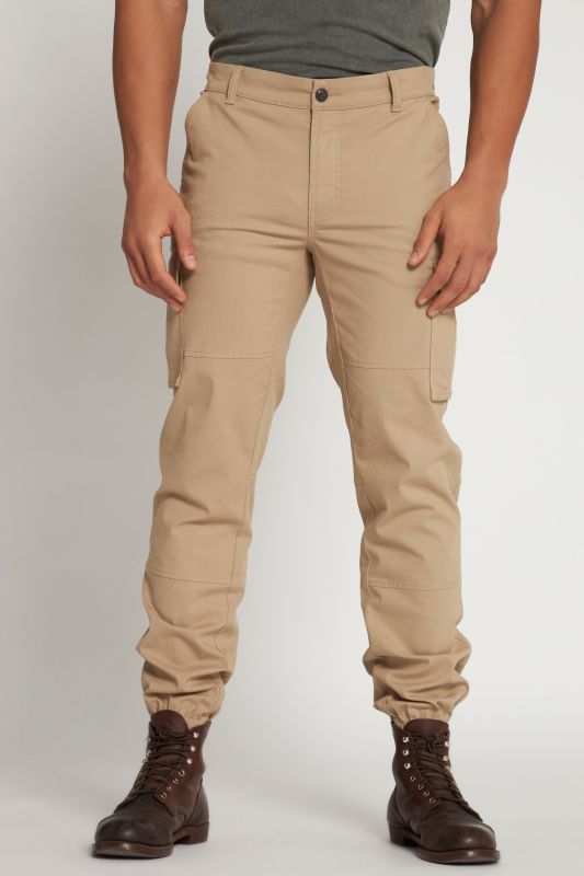 Pantalon cargo spécial ventre fort, coupe Straight, jusqu'à la taille 72