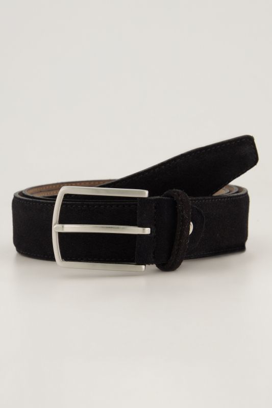 Ceinture en cuir velours véritable, jusqu'à 170 cm