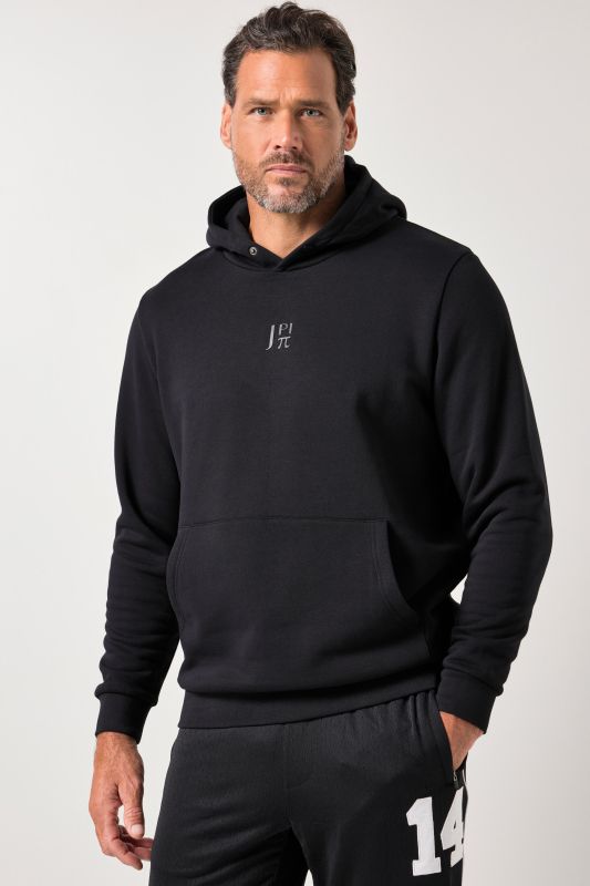 Sweat-shirt à capuche JAY-PI, poche kangourou et imprimé dans le dos, collection Fitness - jusqu'au 7 XL