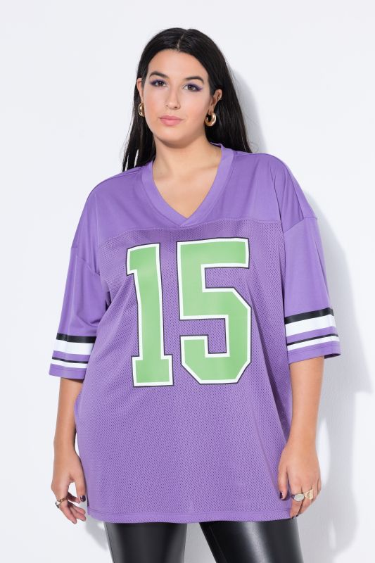Maillot oversize en jersey mesh, avec imprimé  15 