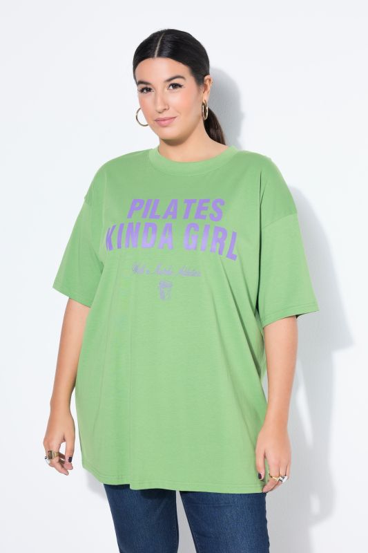 T-shirt oversize, message imprimé