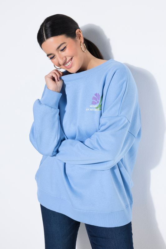 Sweat-shirt ultra-oversize, imprimés