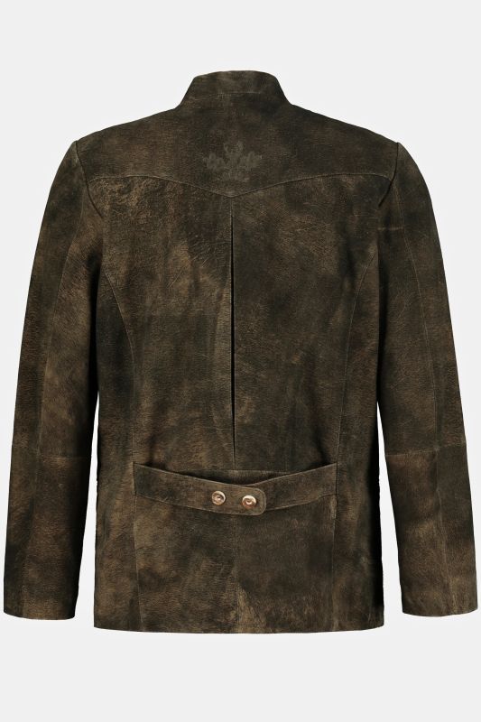 Janker (veste traditionnelle bavaroise), en cuir suédé de chèvre - jusqu'au 72