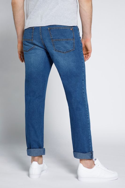 Jeans STHUGE, ventre confort, coupe Regular Fit, 5 poches, jusqu'à la taille 72